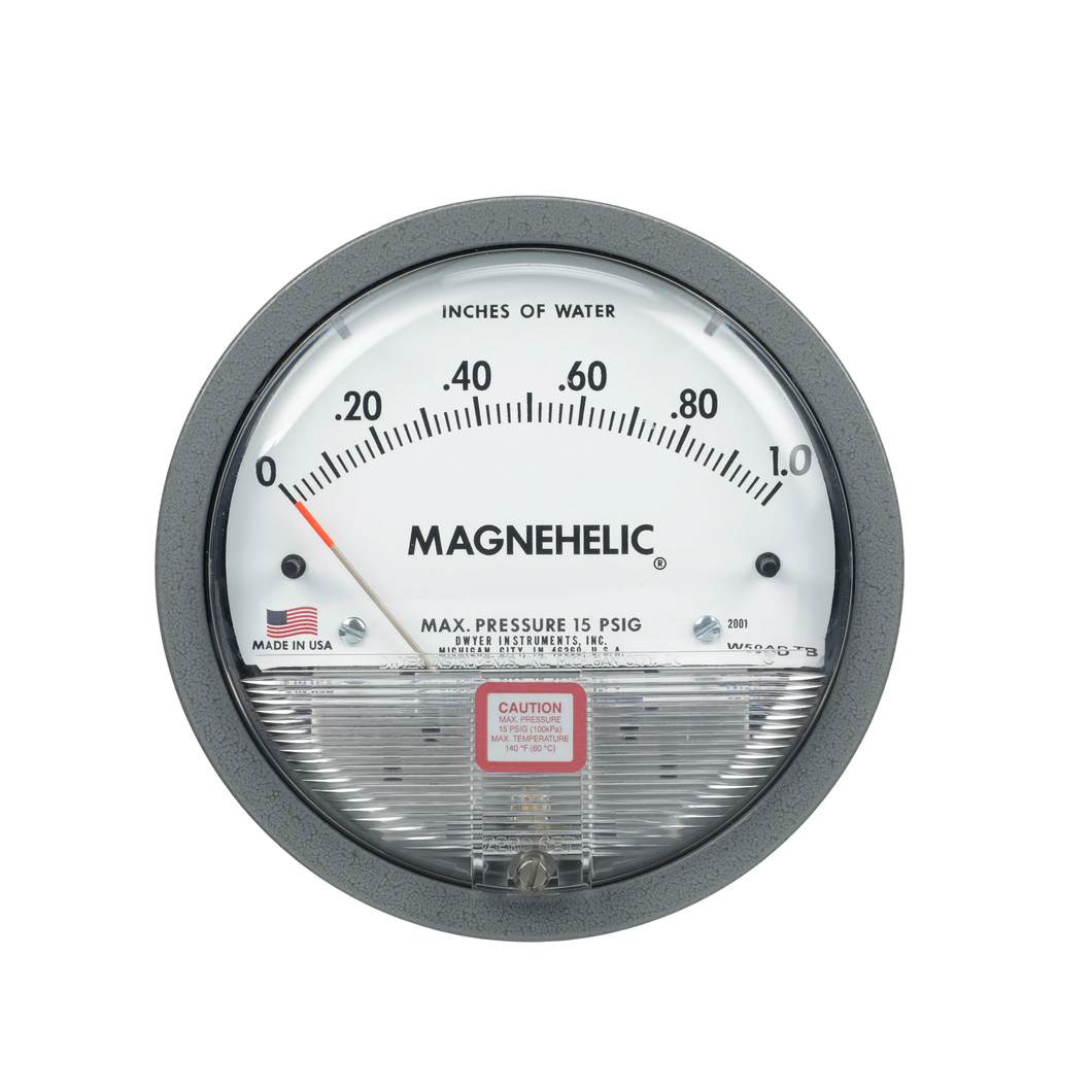 Dwyer Series 2000 Magnehelic Differential Pressure Gage