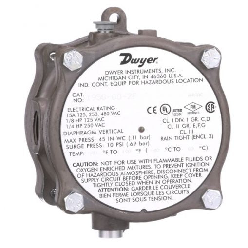 Dwyer Series 1950 Differential Pressure Switch